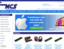 Tablet Screenshot of mcsmemoria.com.br